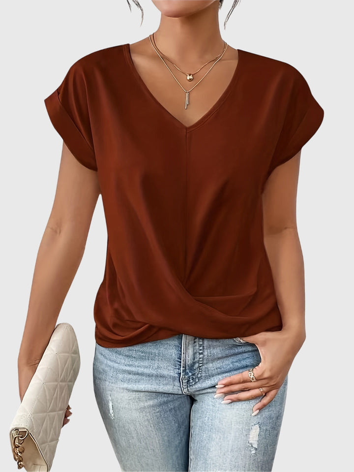 Blakely - Casual V-Neck Blouse
