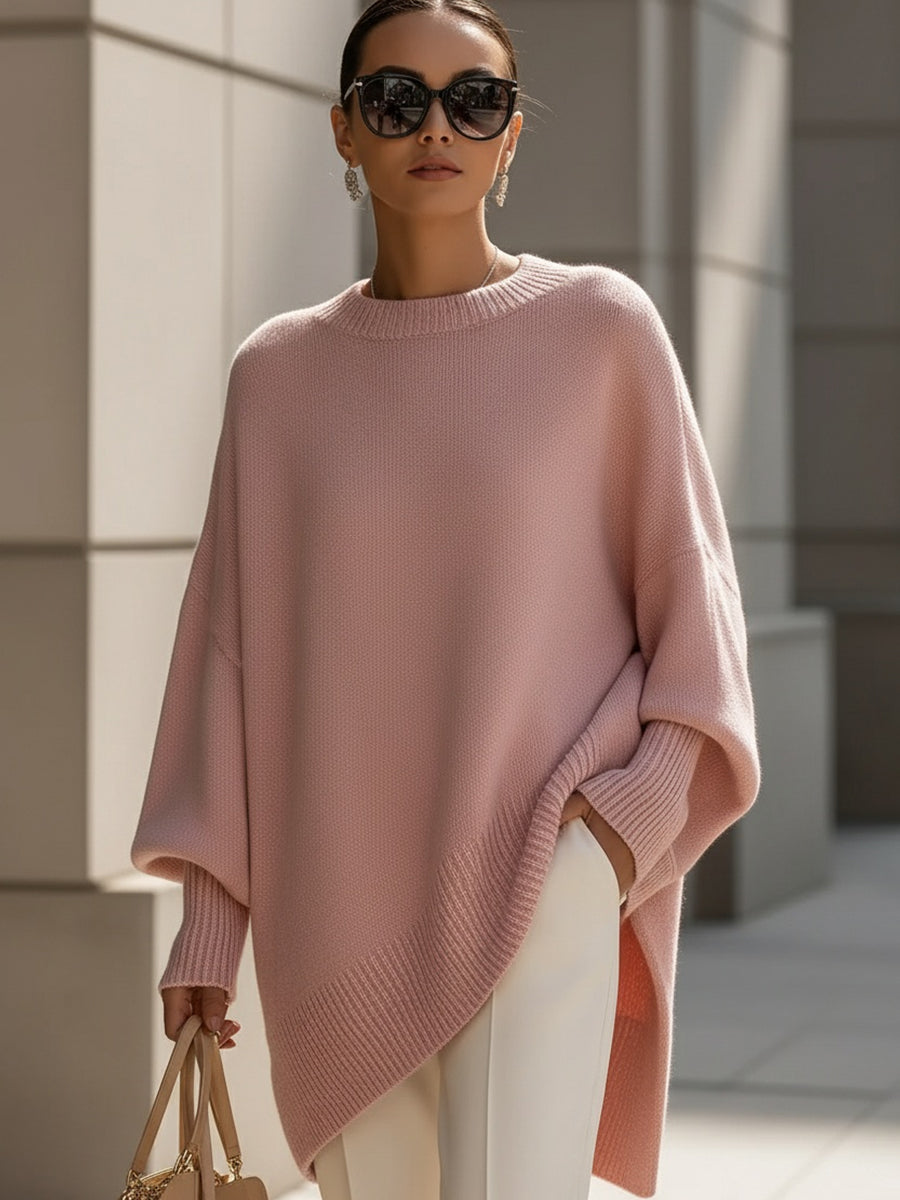 Mieke – Effortless Elegance Oversized Poncho