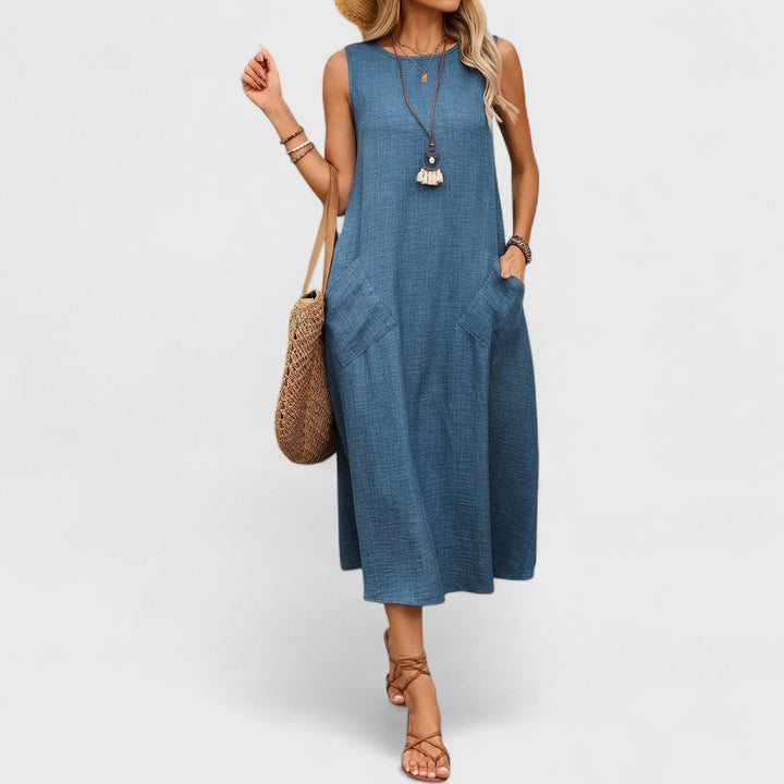 Shirley – Casual Sleeveless Dress