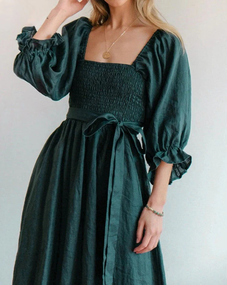 ISABELLE™ - Flutter Sleeve Dress