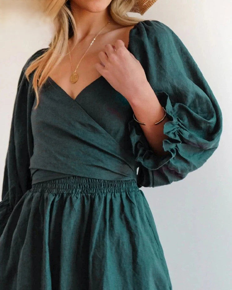 ISABELLE™ - Flutter Sleeve Dress