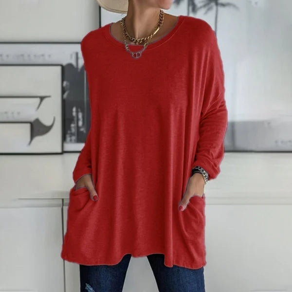 Moira - Relaxed Long Sleeve Top