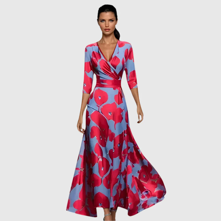 Jill - Elegant Floral Dress