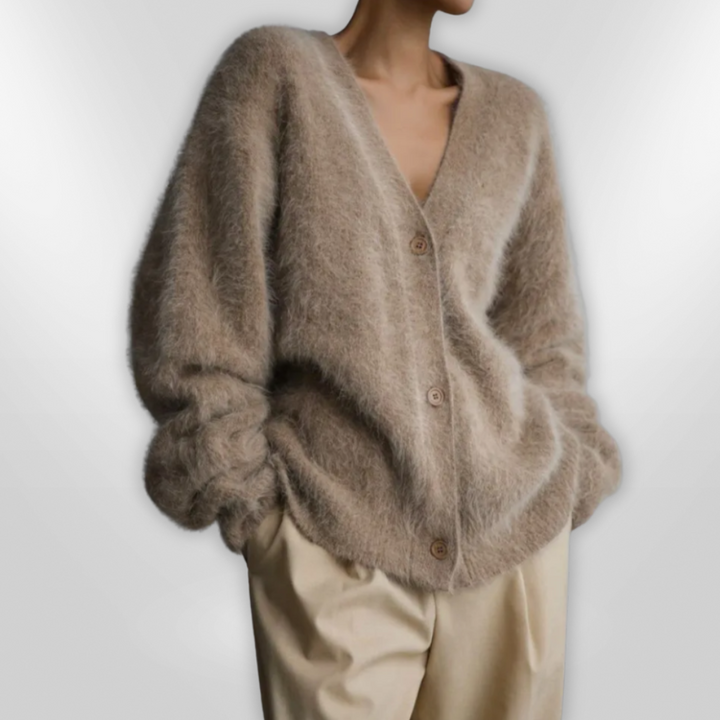 LARA - Fuzzy Cardigan (50% OFF)