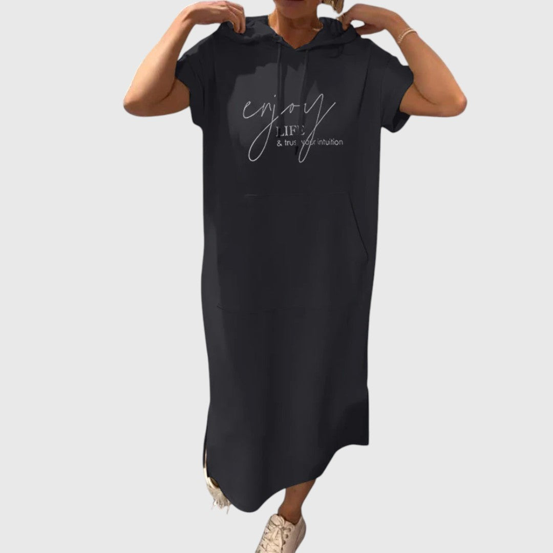 Angela - Casual Hoodie Dress