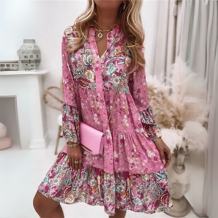 Emmett - Button Floral Dress