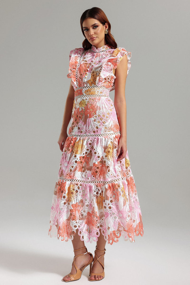 SELENA™ Hollow Maxi Dress – Elegant Sophistication with a Modern Twist