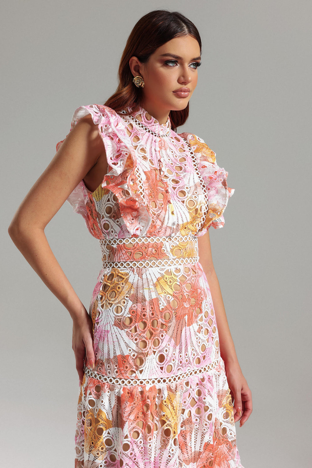 SELENA™ Hollow Maxi Dress – Elegant Sophistication with a Modern Twist