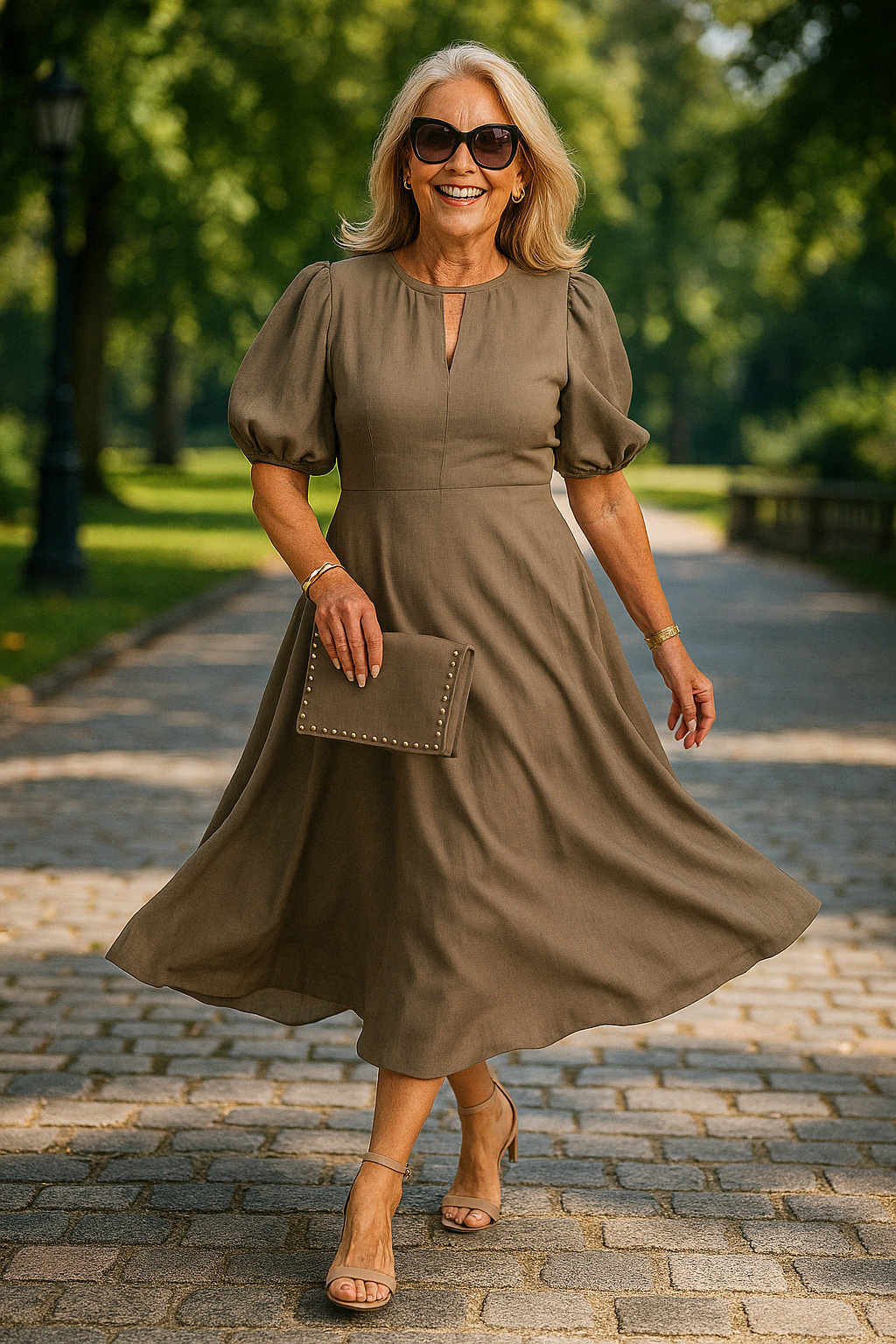 Angela™ Midi Dress – Timeless Elegance for Any Occasion (50% OFF!)
