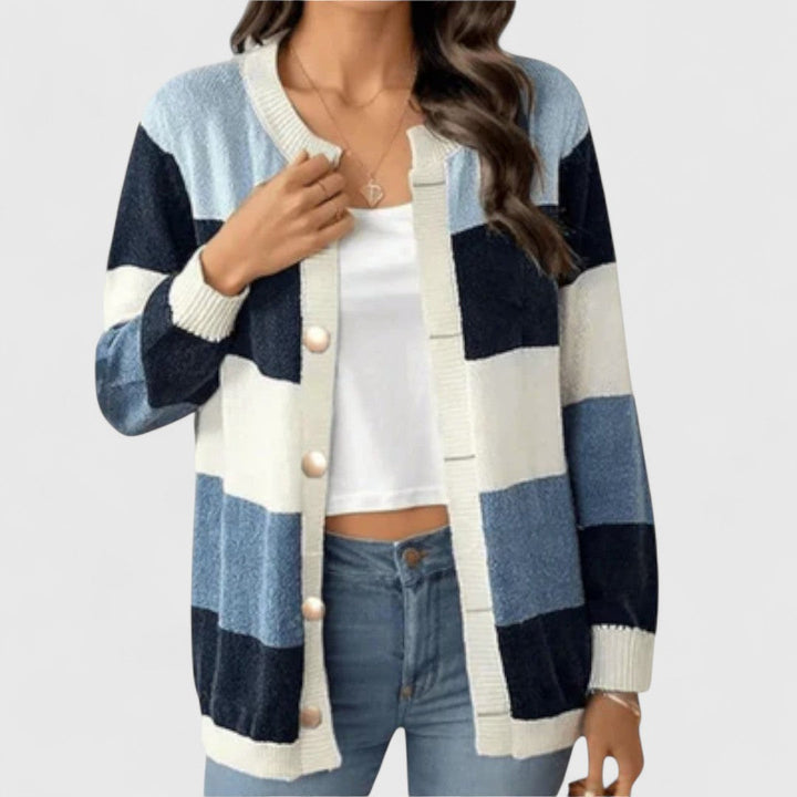 Lottenia - Striped Cardigan