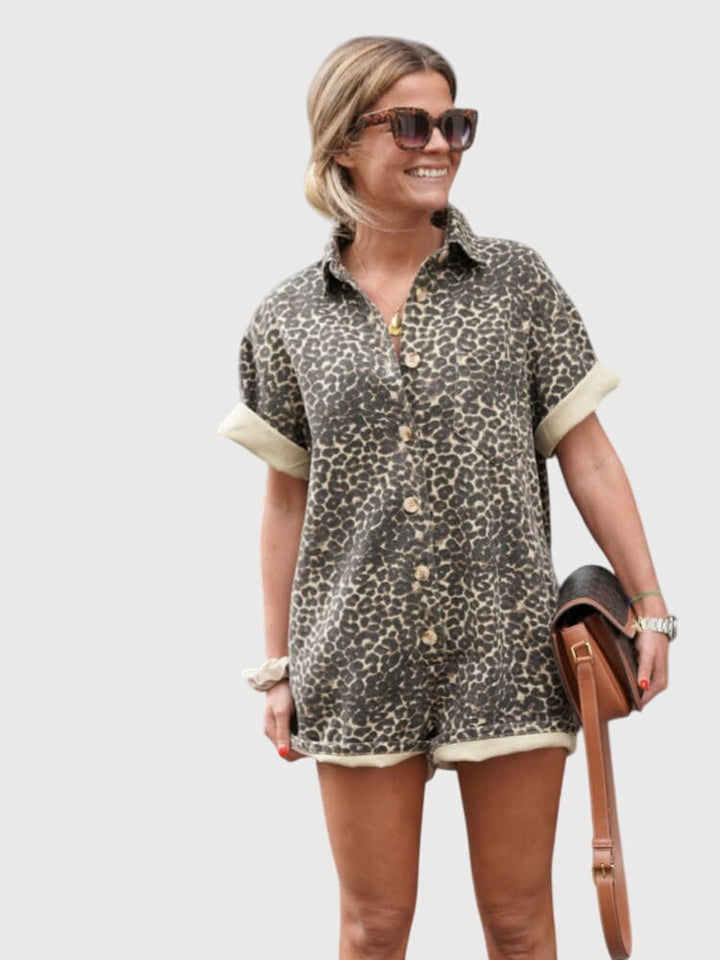 Clare - Leopard print dress