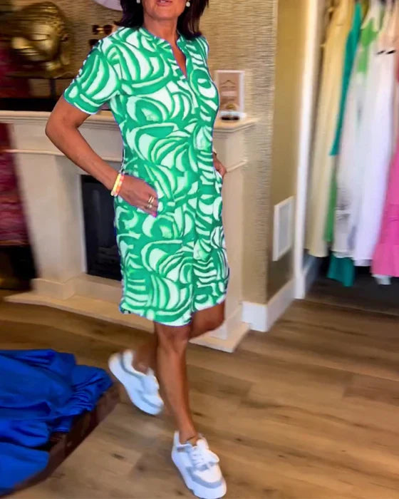 Kiara - Tropical Bliss Floral Dress