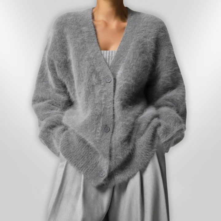 LARA - Fuzzy Cardigan (50% OFF)