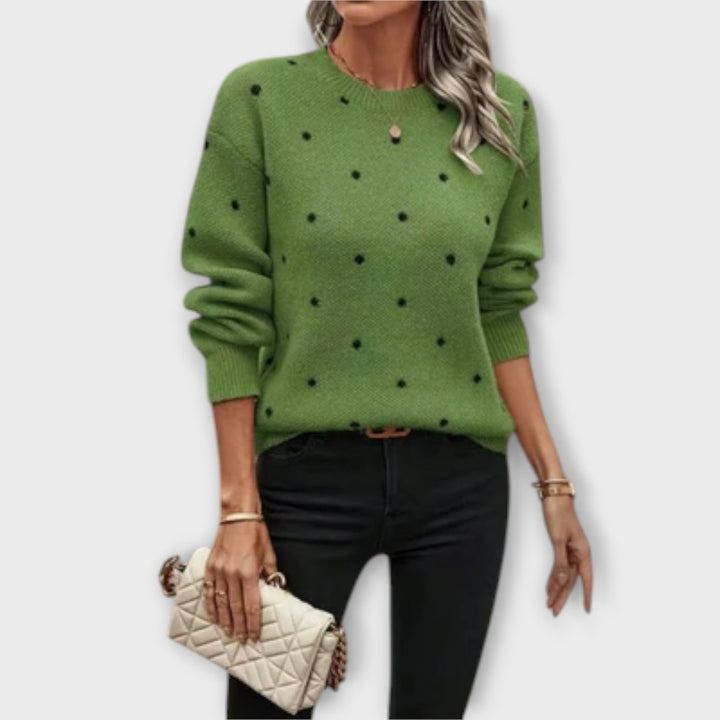 Imelda – Casual Long-Sleeve Knit Sweater