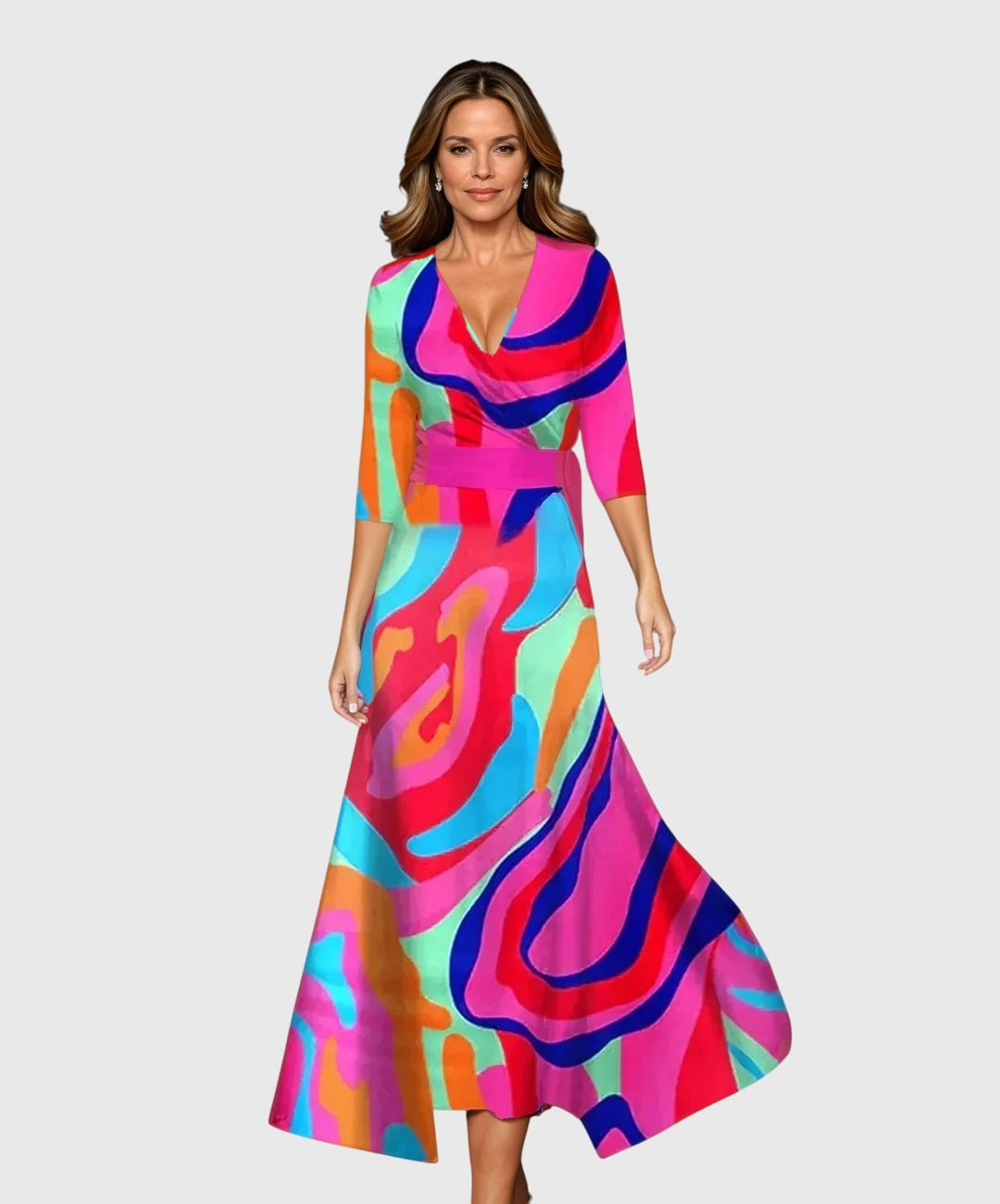 Caroline | Elegant Summer Floral Dress