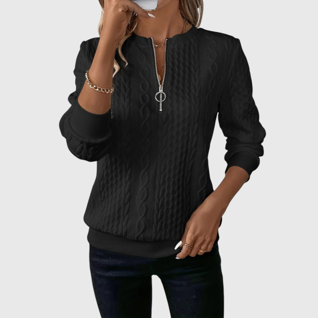 Pauline - Elegant Jumper with Zip