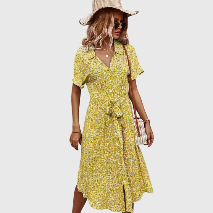 Deborah - Floral Midi Dress