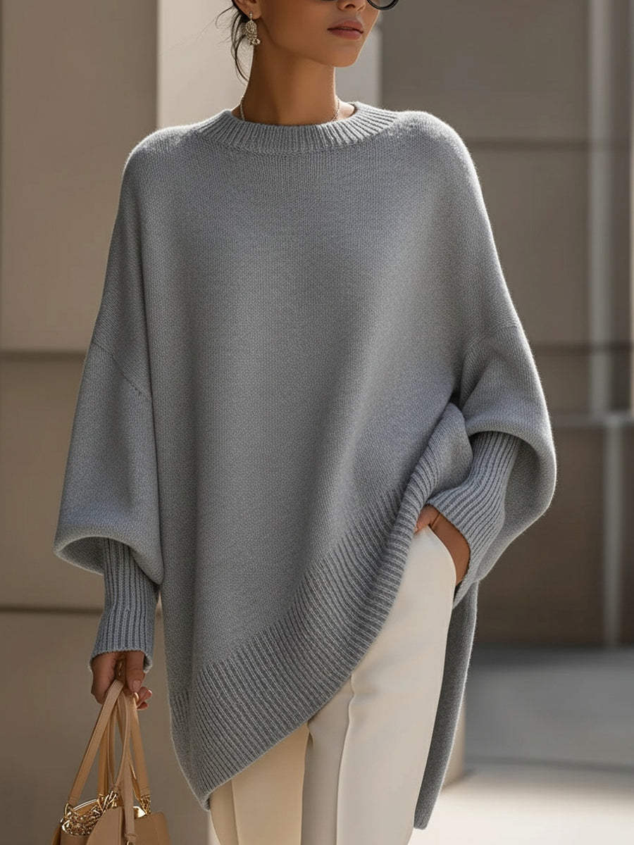 Mieke – Effortless Elegance Oversized Poncho