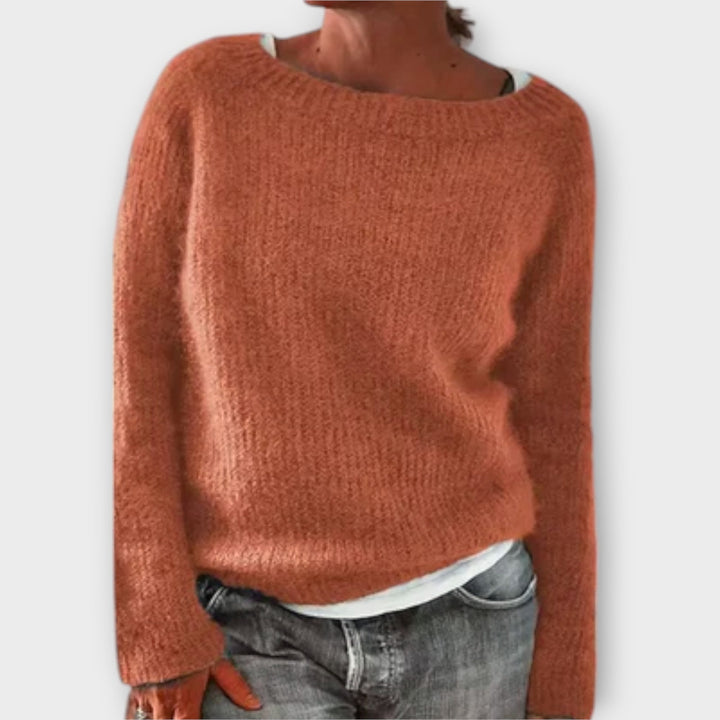 Regine – Solid Colour Knit Sweater