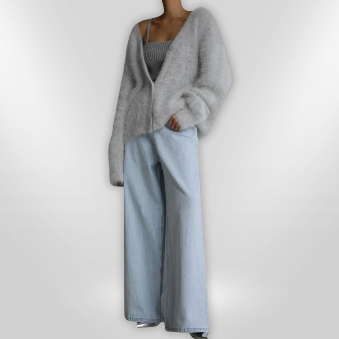 LARA - Fuzzy Cardigan (50% OFF)