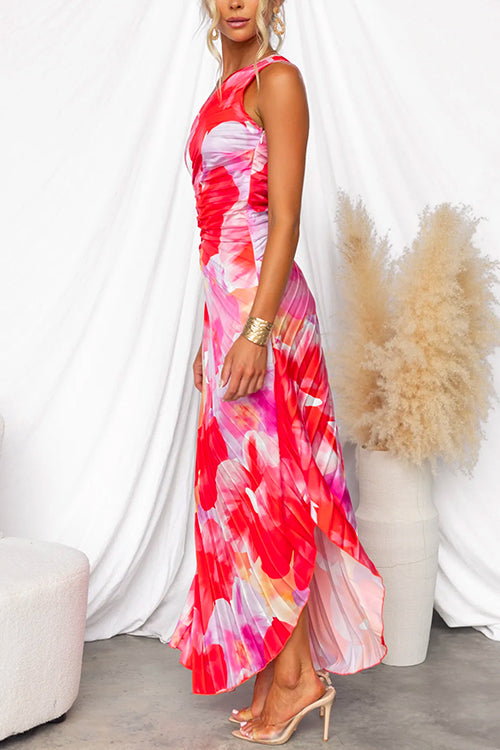 Amber - Vibrant Printed Gown