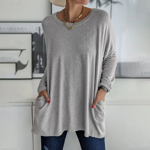 Moira - Relaxed Long Sleeve Top