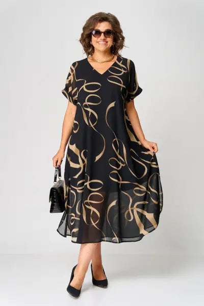 Aurelia™ Flowy Midi Dress — Confidence, Comfort and Timeless Style