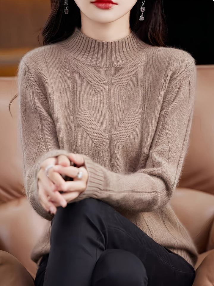 Karmen - Cozy Retro Knit Sweater
