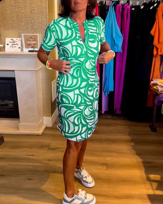 Kiara - Tropical Bliss Floral Dress