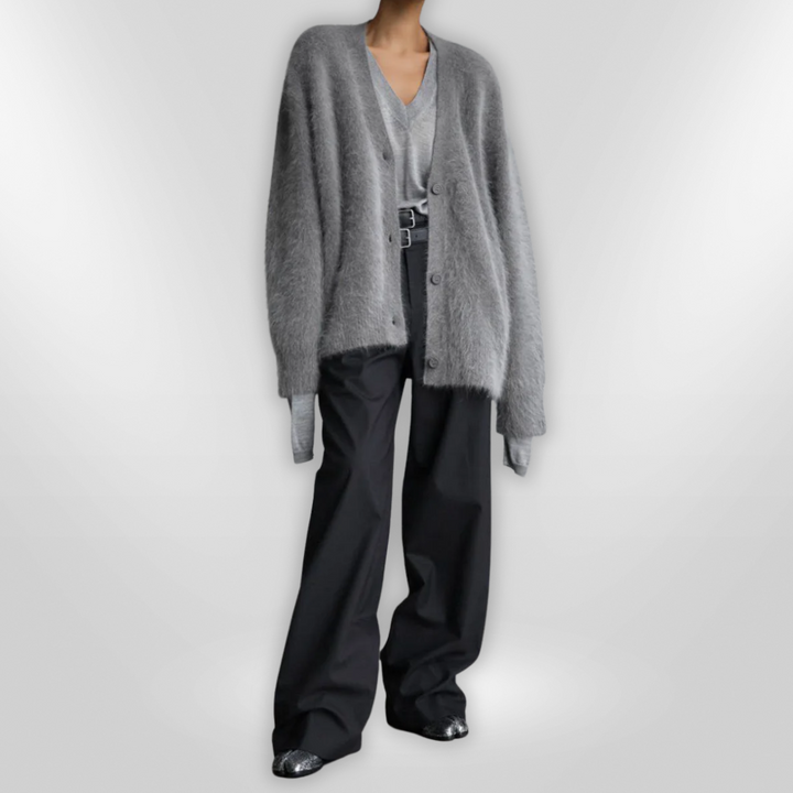 LARA - Fuzzy Cardigan (50% OFF)