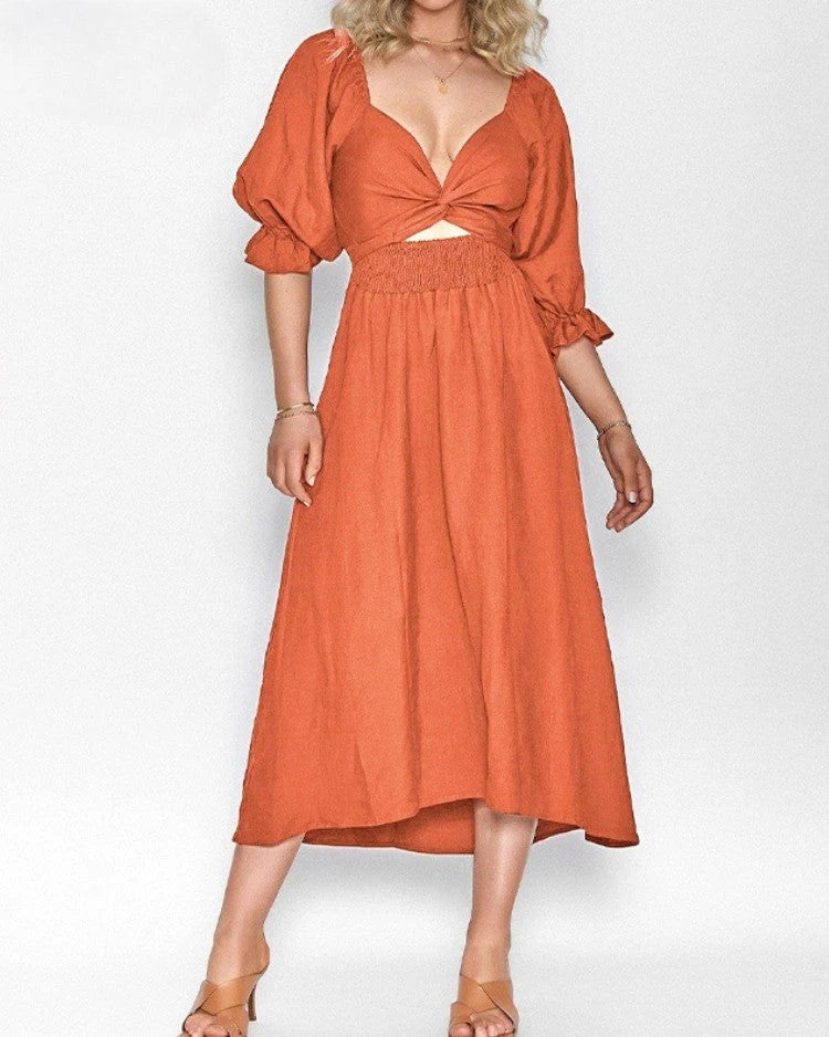ISABELLE™ - Flutter Sleeve Dress