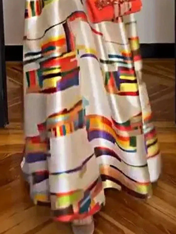 Mirabel | Geometric Maxi Dress