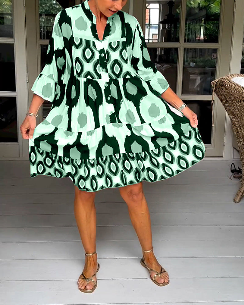 Laura™ Stylish Print Dress – Best-Seller Back for the Last Time (50% OFF!)