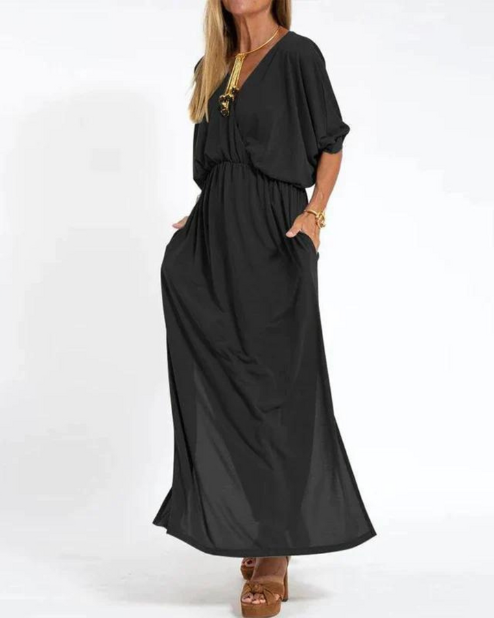 SANDY™ Long Vintage Dress – Timeless Elegance and Supreme Comfort