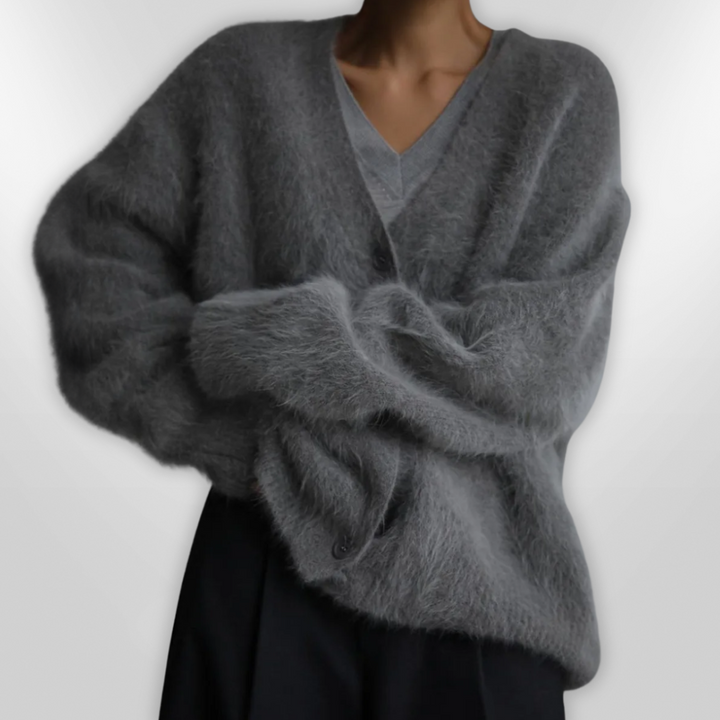 LARA - Fuzzy Cardigan (50% OFF)