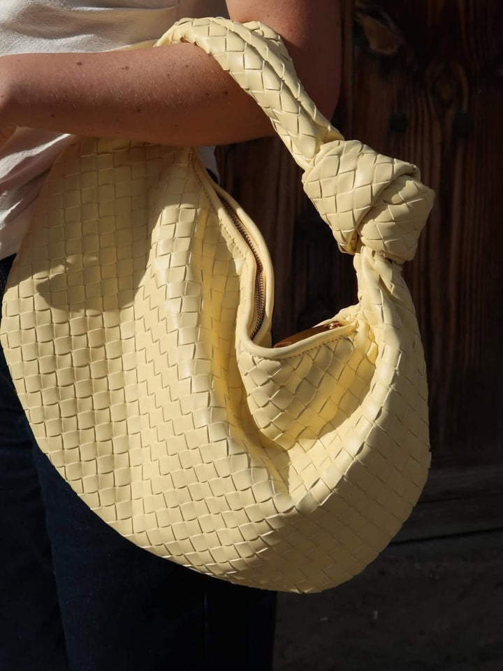 Giselle | Braided Knotted Medium Shoulder Bag