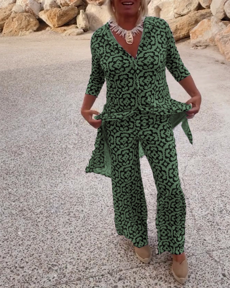 Erika - Printed 2-Piece Set