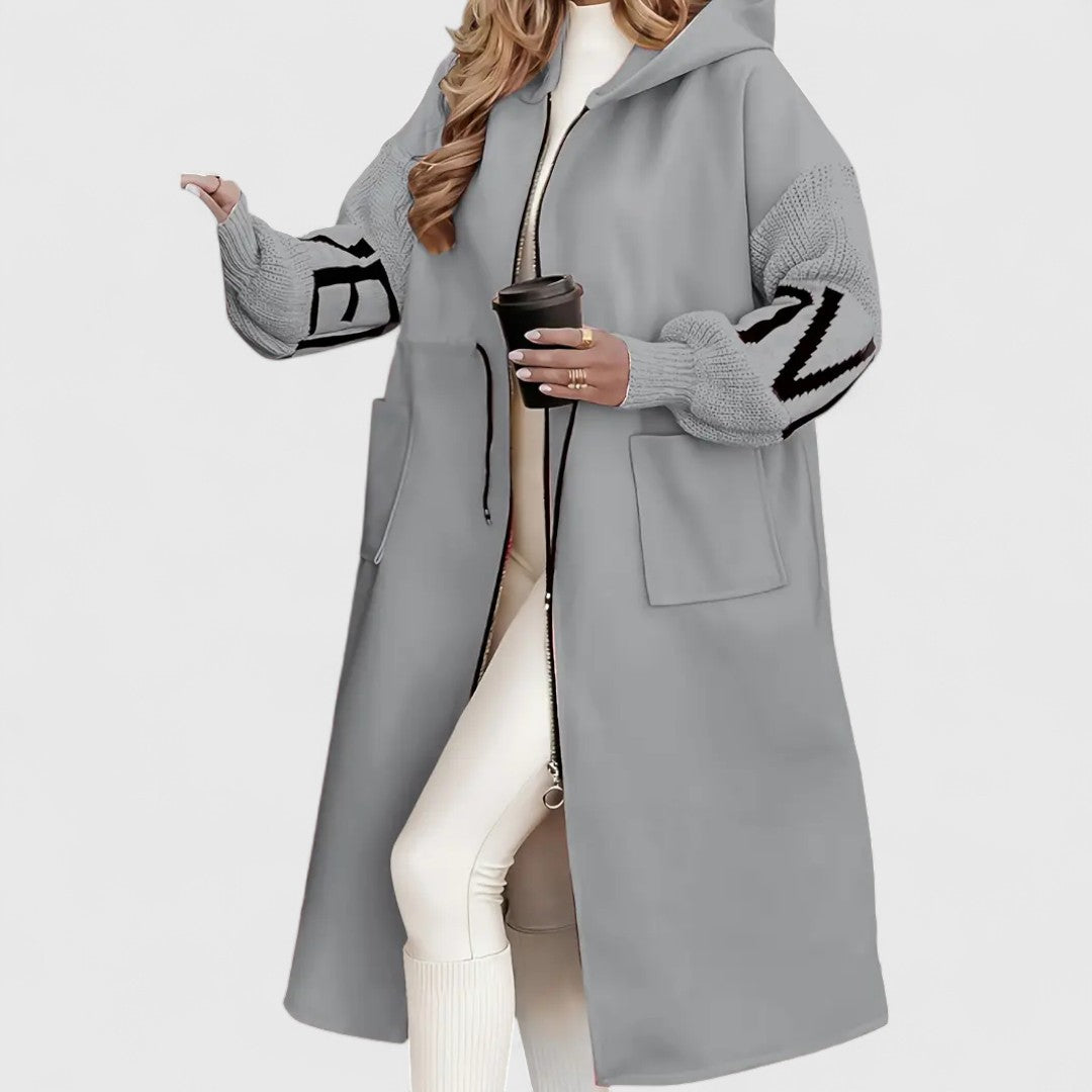 Rosana - Elegant Hooded Cardigan