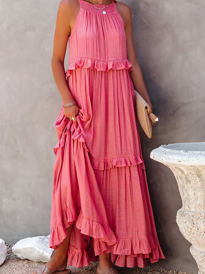Elsie - Ruffle Maxi Dress