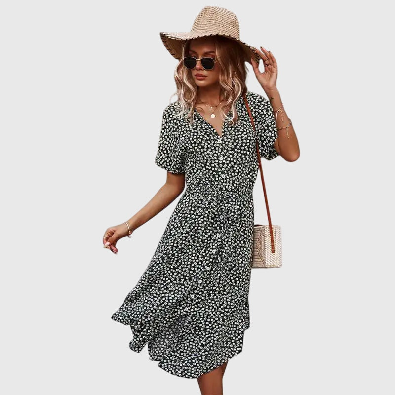 Deborah - Floral Midi Dress