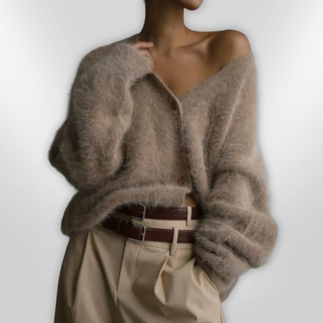 LARA - Fuzzy Cardigan (50% OFF)