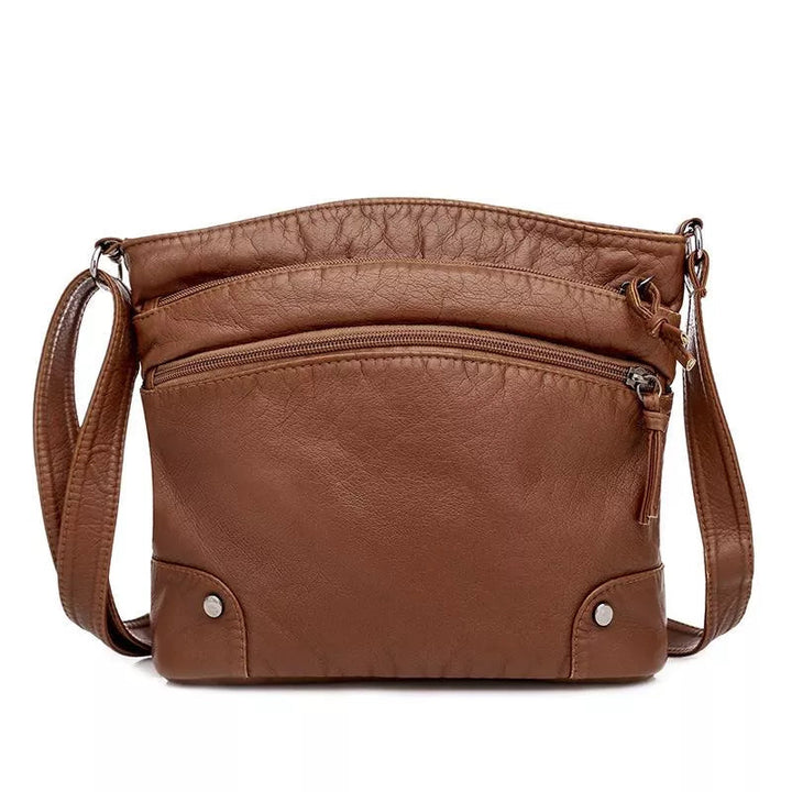Anna™ - Elegant Leather Shoulder Bag