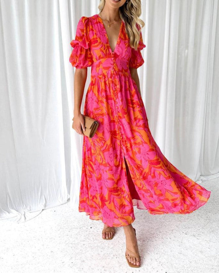 Lilibet | Radiant Flowy Dress