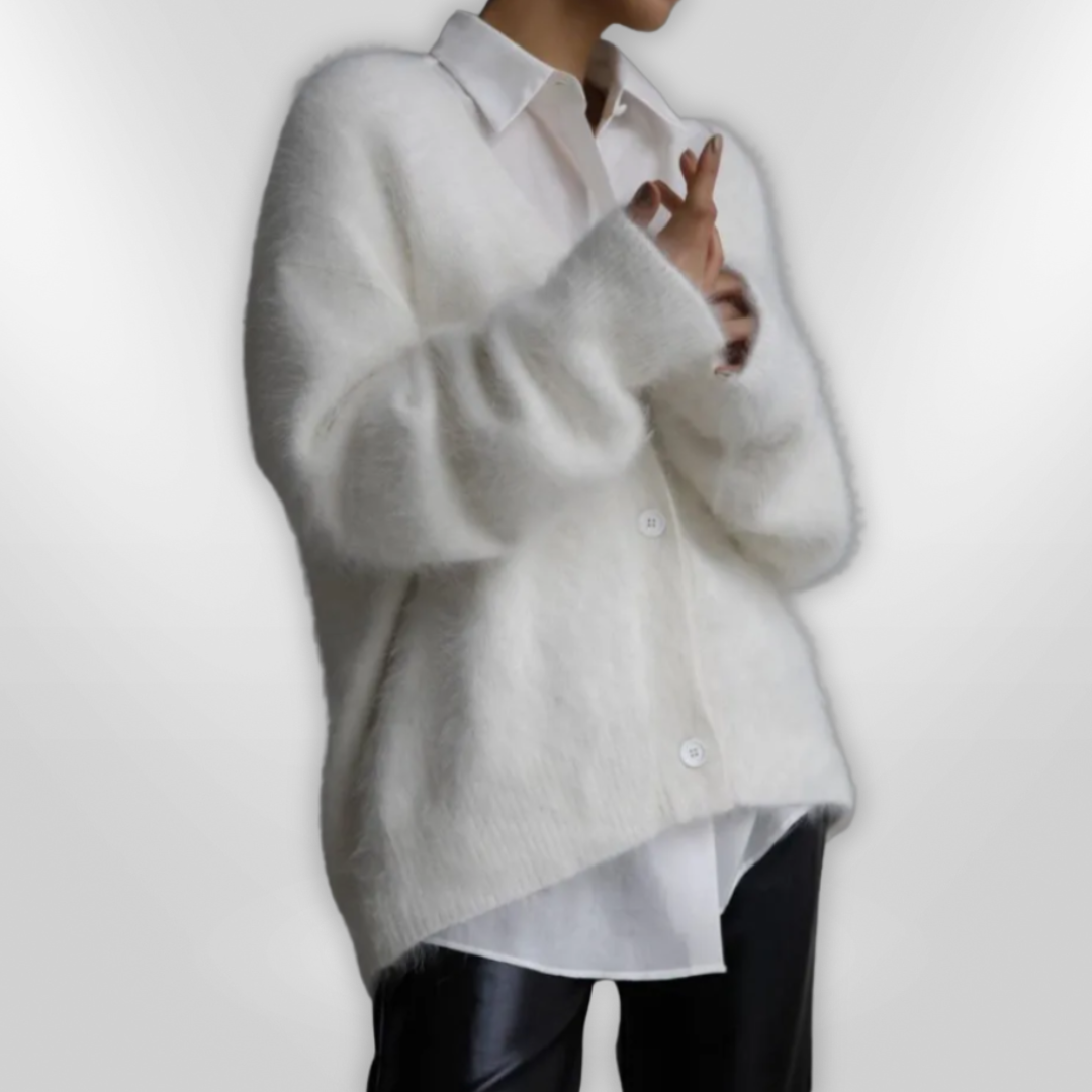 LARA - Fuzzy Cardigan (50% OFF)