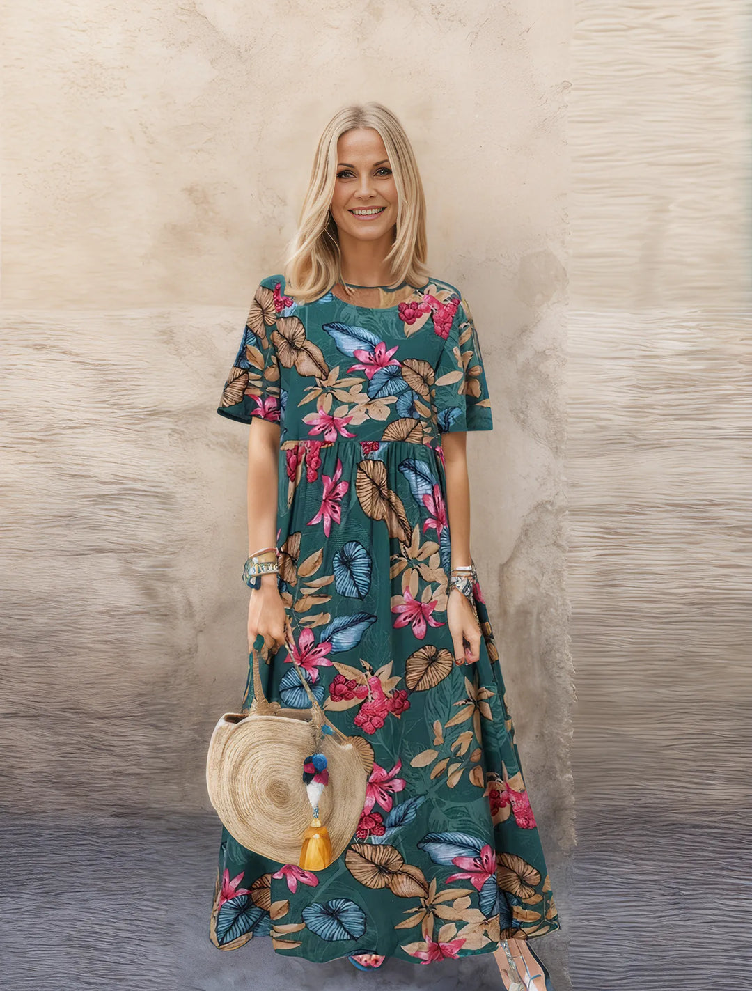 MAISAE™ Floral Dress – Effortless Elegance for Every Occasion