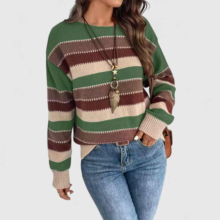 Sofia - Vintage Striped Sweater