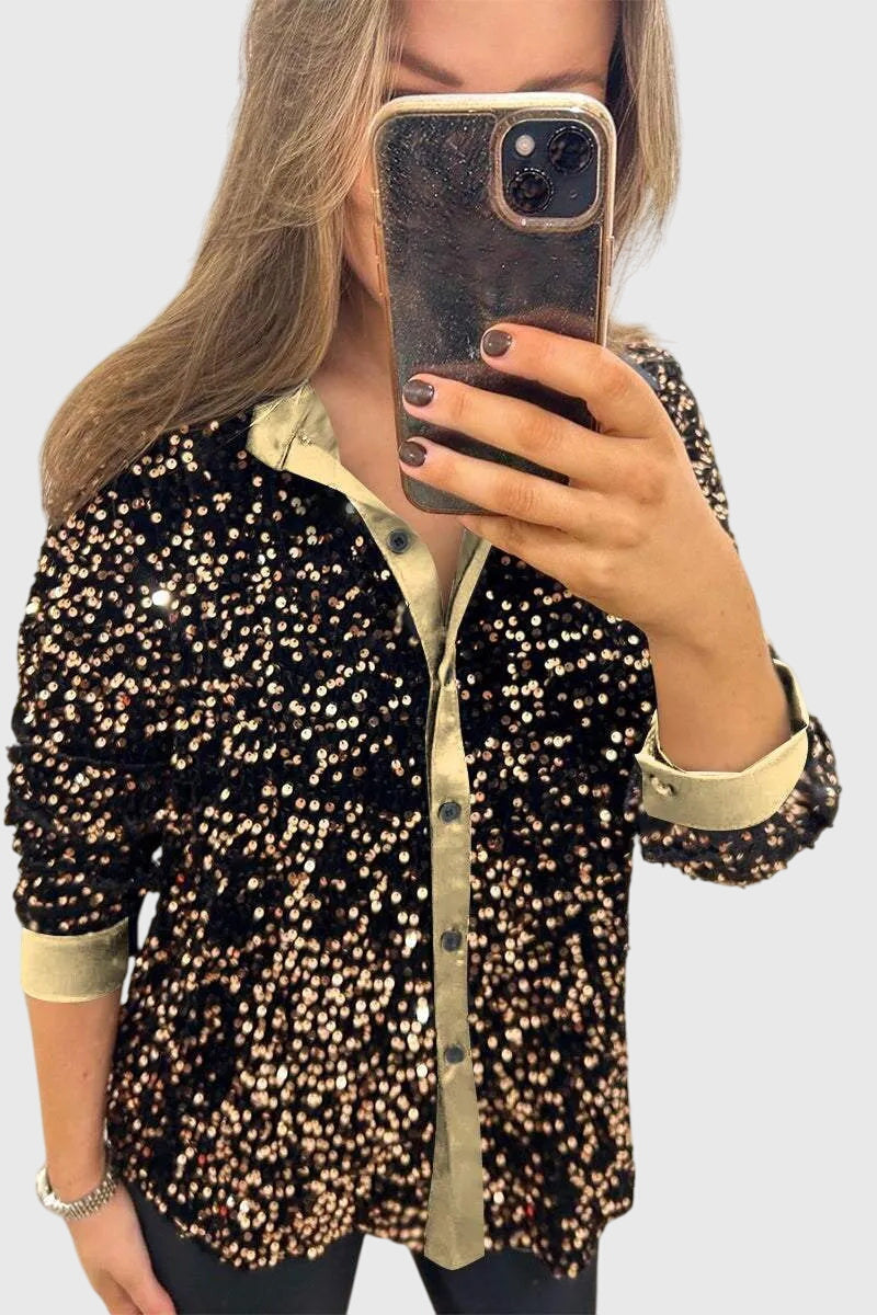 Bryony - Sparkle Sequin Shirt