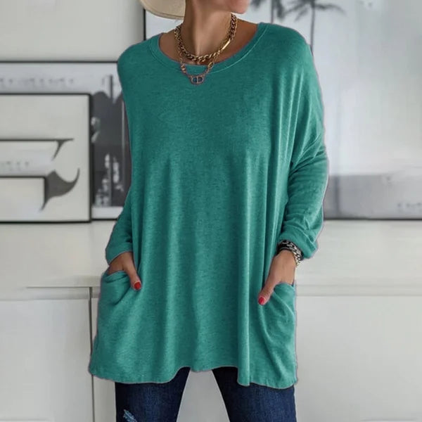 Sabrina | Relaxed Pocket Knit Sweater