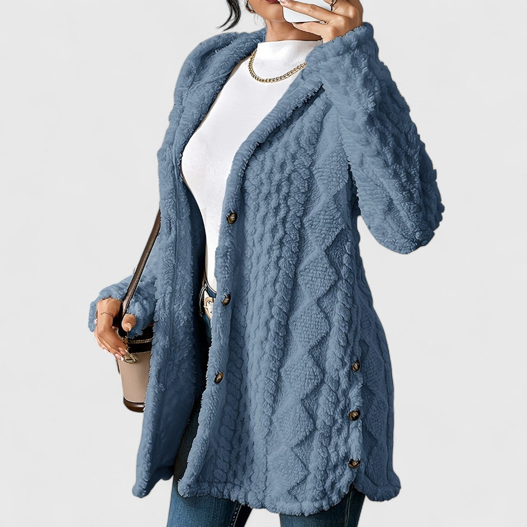 Krisha - Plush Hooded Cardigan