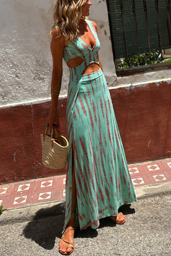 CHLOE™ Tie-Dye Cutout Dress (50% OFF)